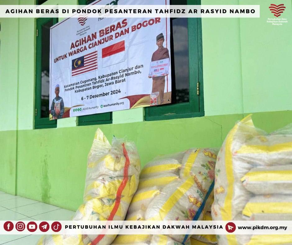 Laporan Misi Agihan Beras Di Pesantren Al Rasyid Nambo Bogor (9)