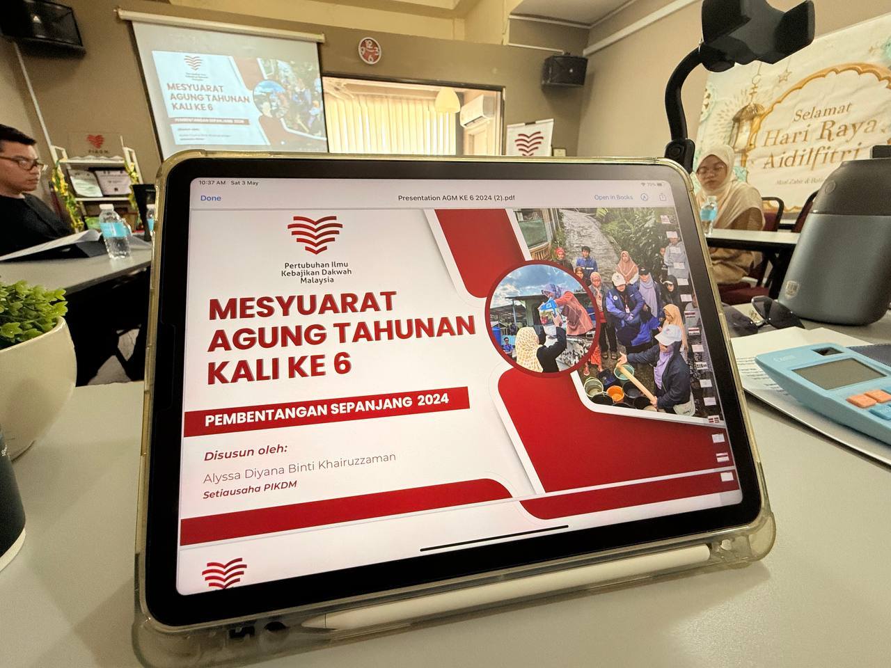 Mesyuarat Agung Tahunan PIKDM (AGM) Kali Ke-6