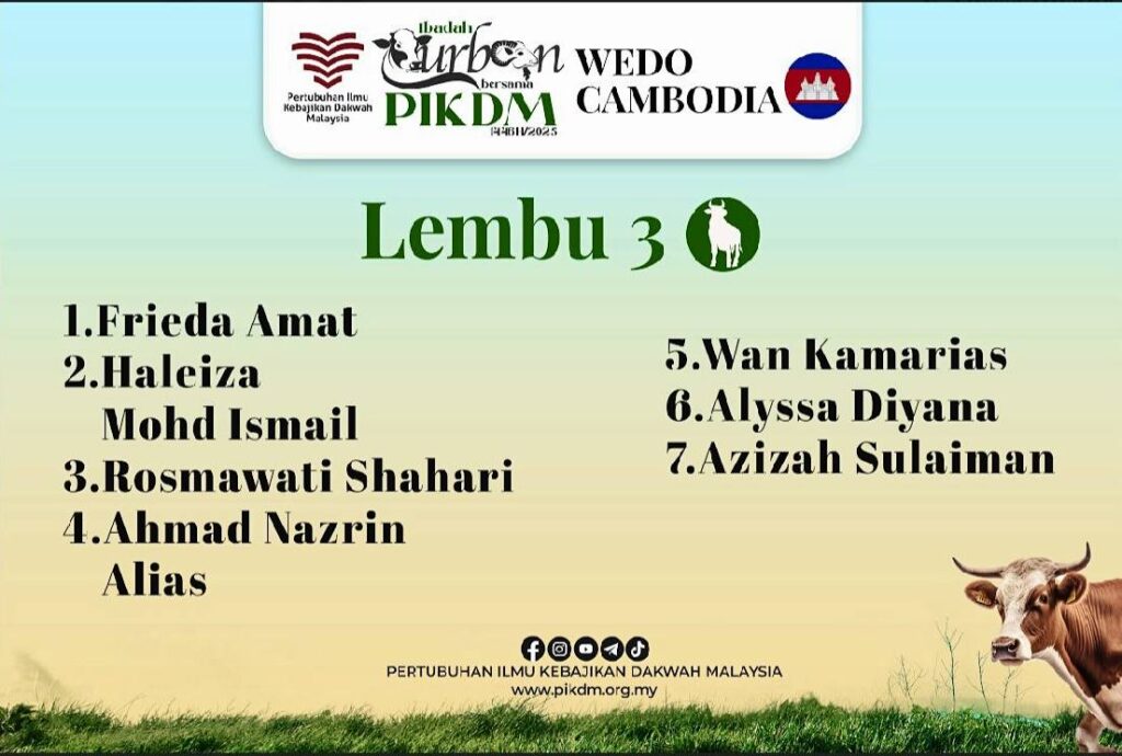 Program korban pikdm di sek wedo cambodia 1446h 2025 (37)
