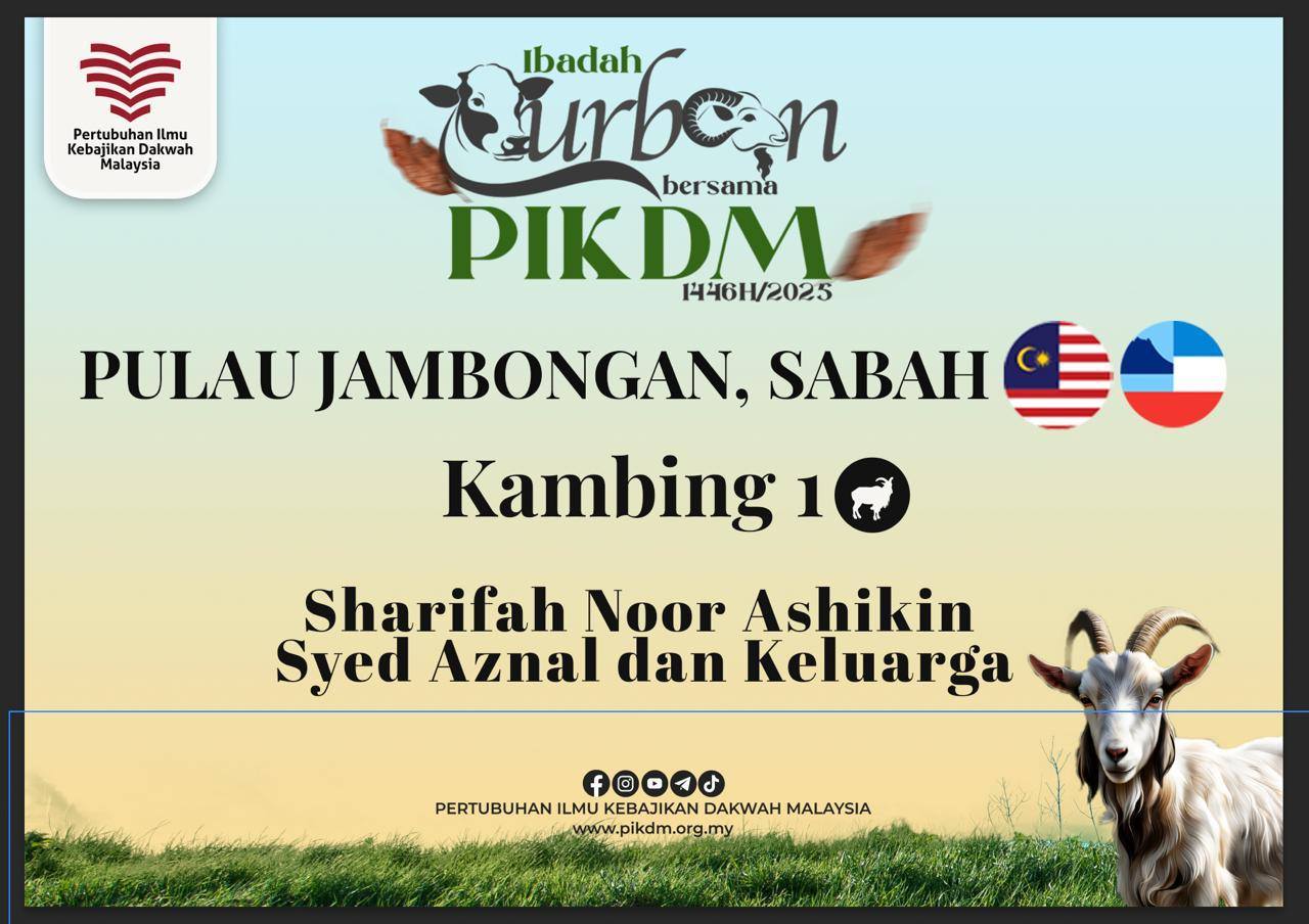 Ringkasan aktiviti korban pikdm – pulau jambongan, sabah (1446h 2025m) (7)