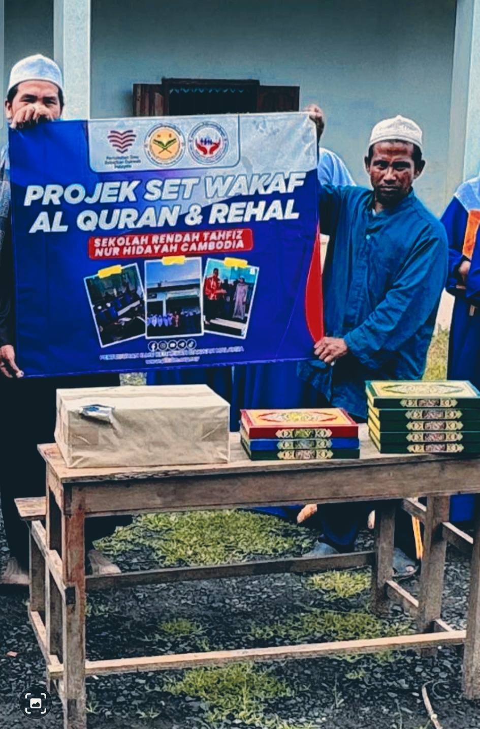 Projek Set Wakaf Al-Quran & Rehal – Cambodia