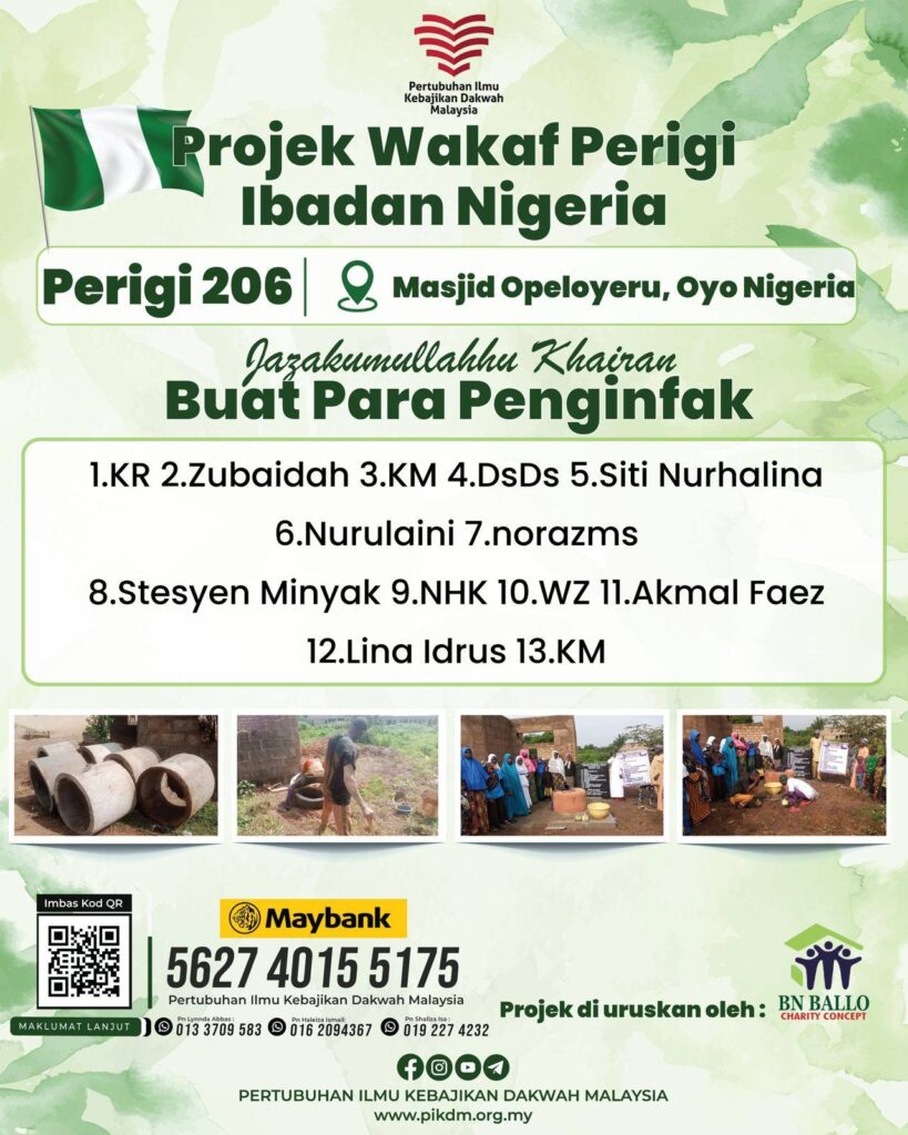 Projek wakaf perigi ibadan nigeria 2025 (11)
