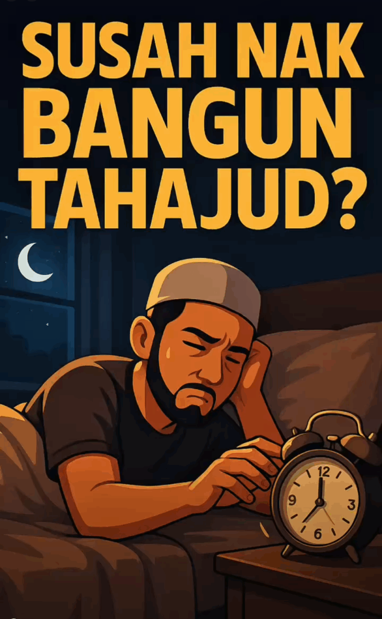 Niatkan untuk berdiri solat tahajjud