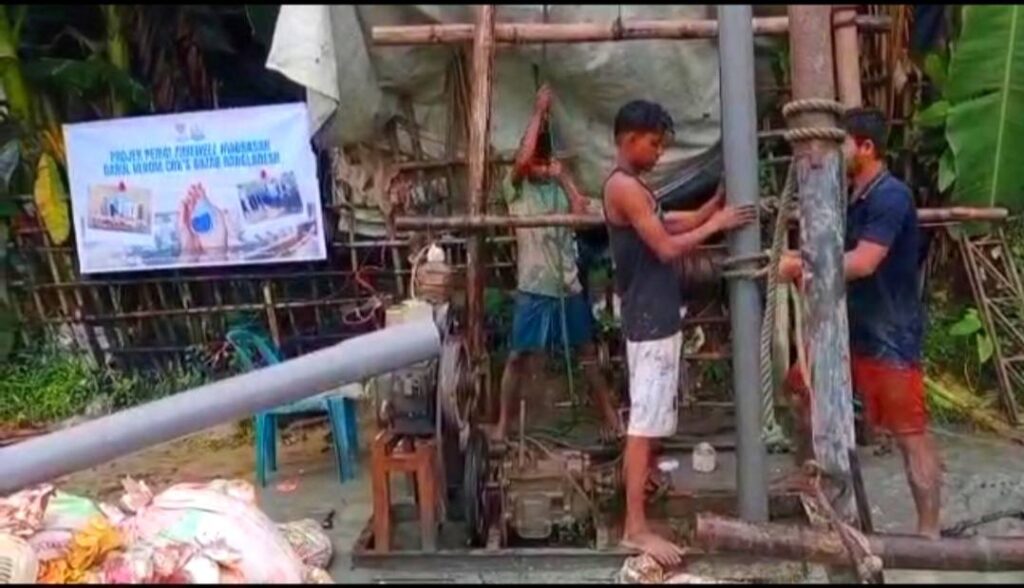 Pikdm projek wakaf perigi tubewell 2025 madrasah darul uloom, cox's bazar bangladesh (12)