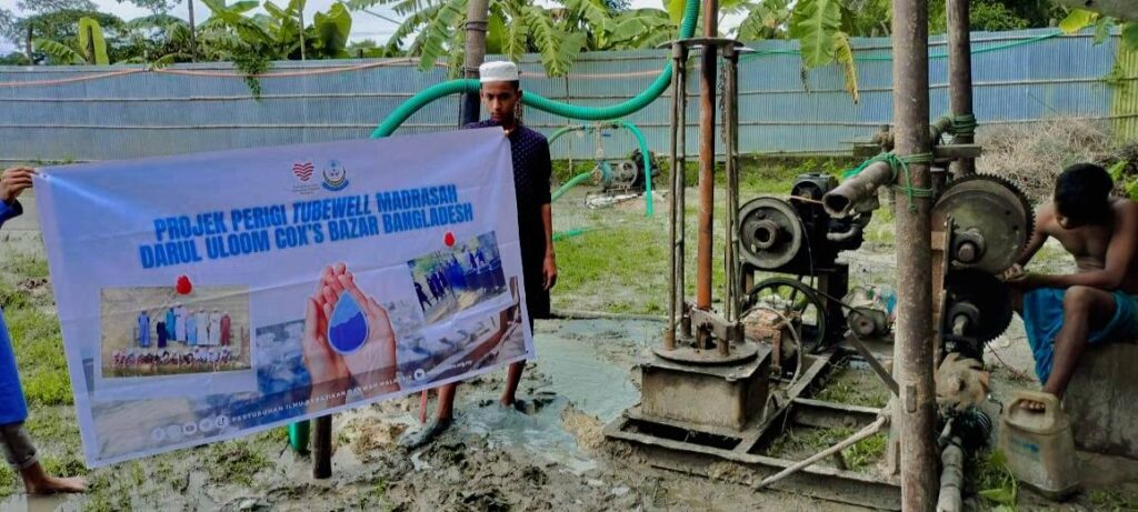 Pikdm projek wakaf perigi tubewell 2025 madrasah darul uloom, cox's bazar bangladesh (23)