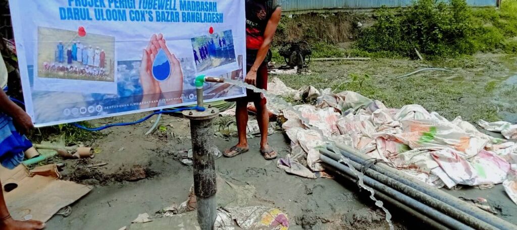 Pikdm projek wakaf perigi tubewell 2025 madrasah darul uloom, cox's bazar bangladesh (26)