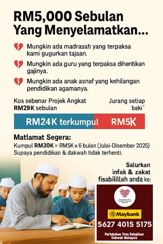 RM5,000 Sebulan Yang Menyelamatkan…