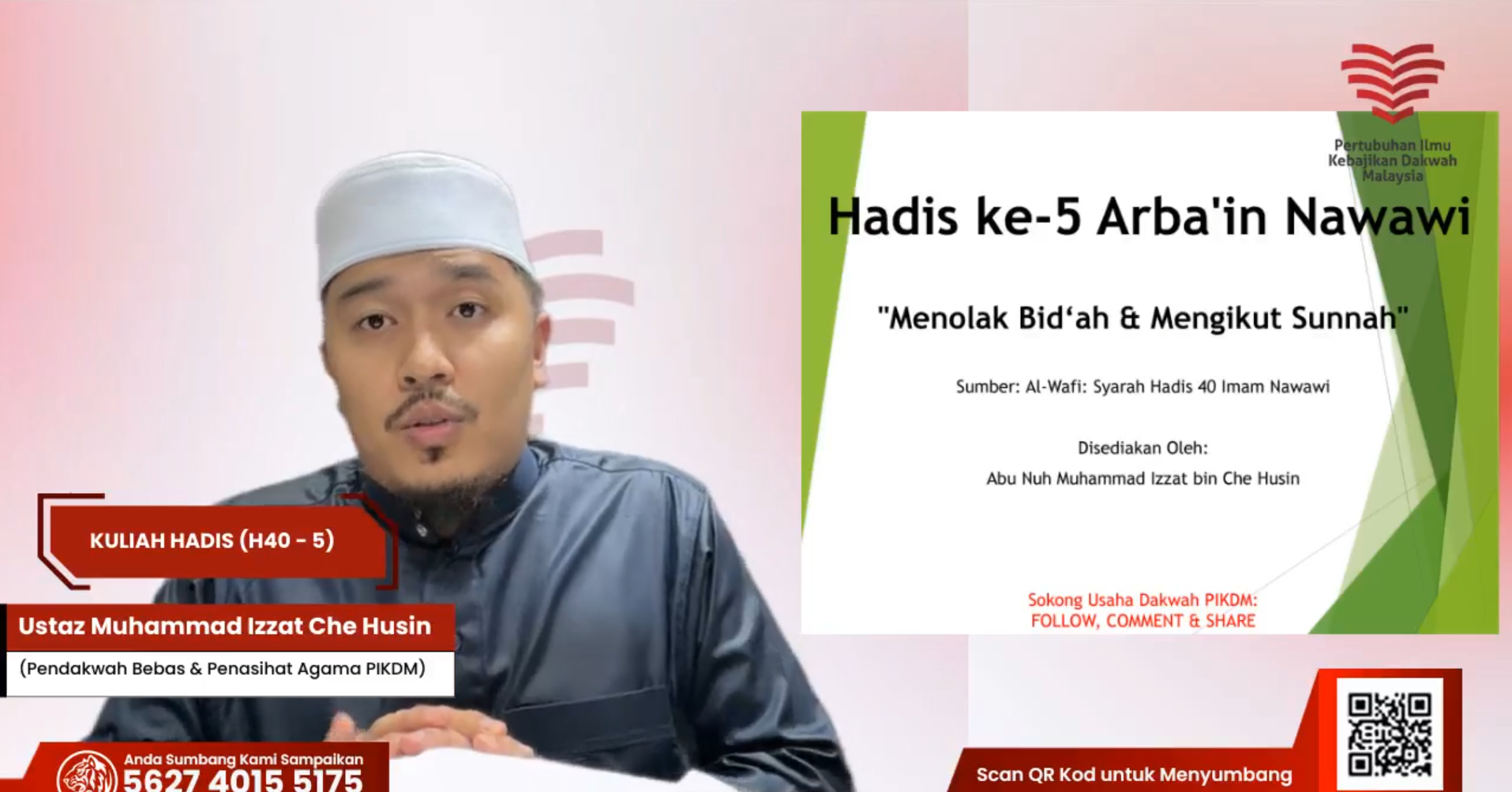 [tonton] kuliah dhuha hadis 40 imam nawawi part 5