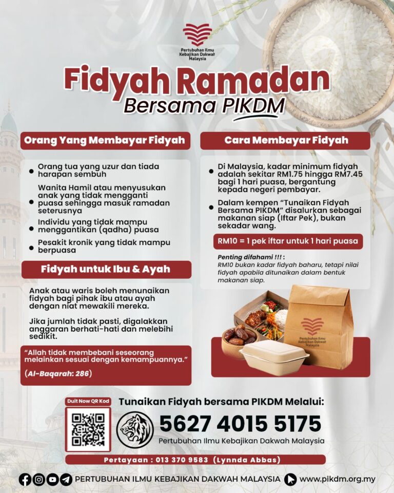 Fidyah Ramadan Bersama PIKDM