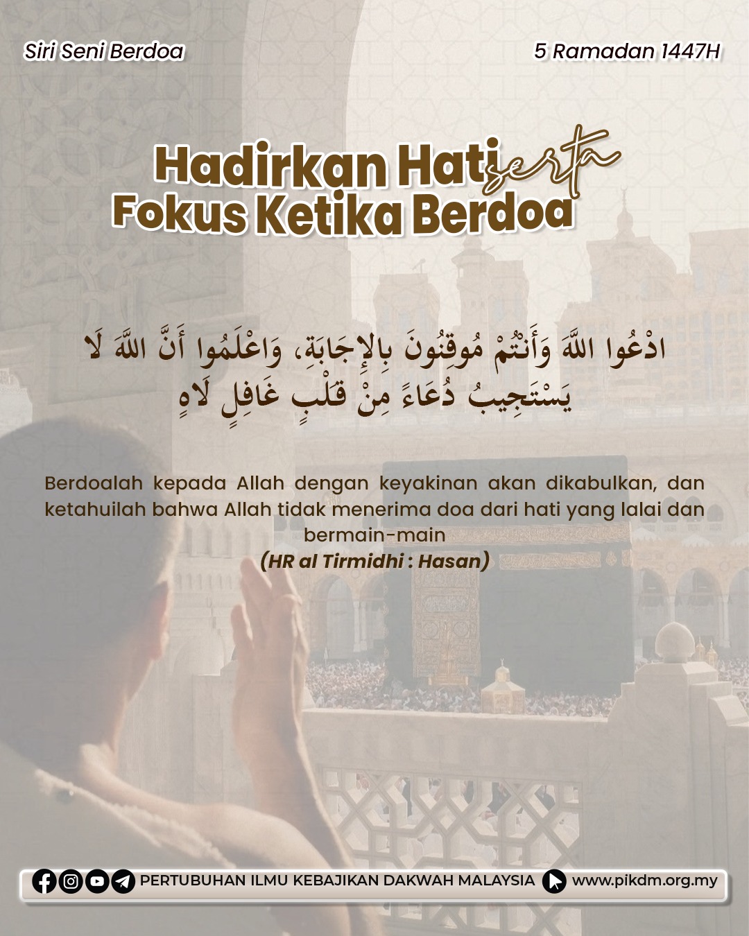 Hadirkan Hati Serta Fokus Ketika Berdoa