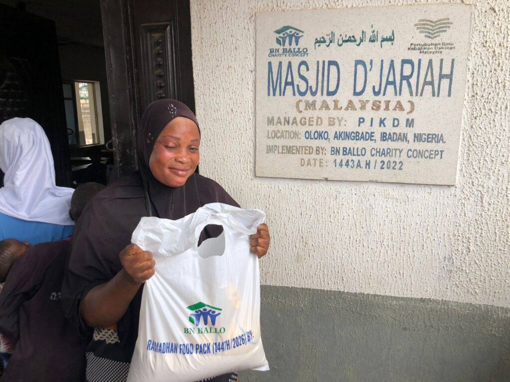 Laporan Tertunda Agihan Dapur Pek Ramadan PIKDM 1447H Masjid DJariyah Ibadan Nigeria (13)