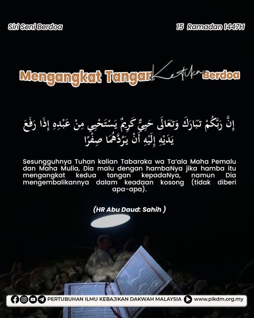 Mengangkat Tangan Ketika Berdoa