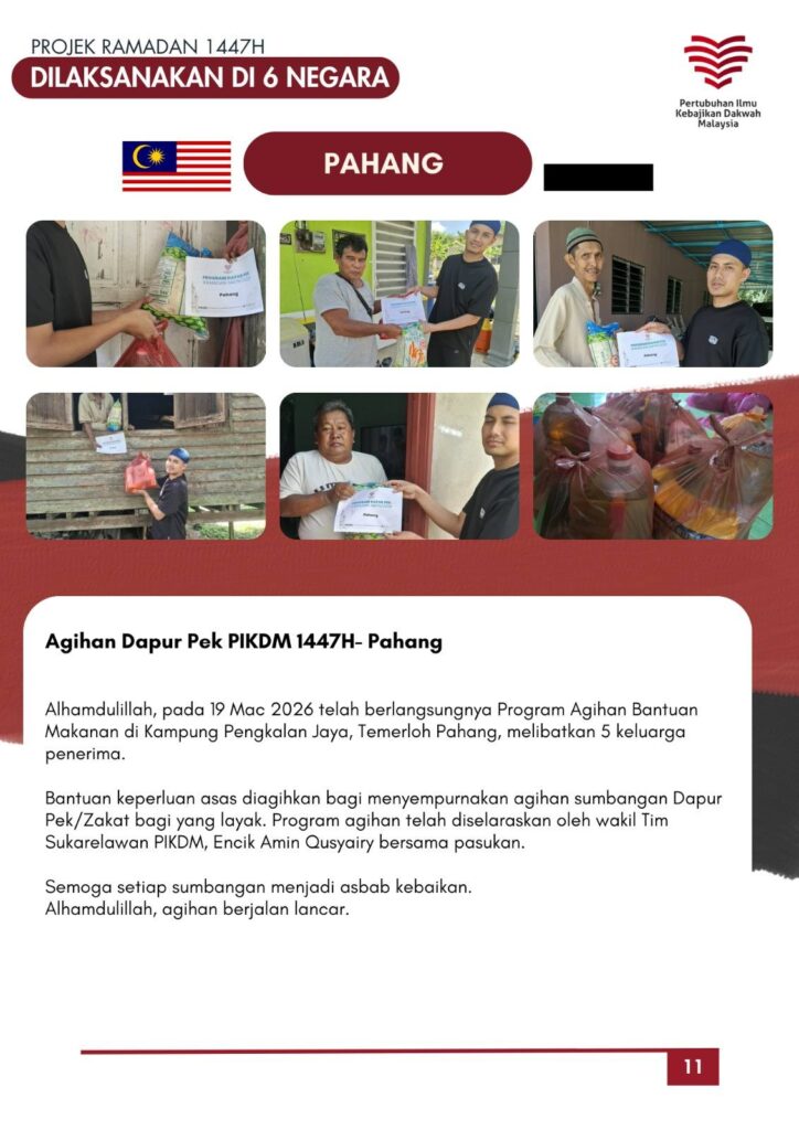 Laporan Penuh Projek Ramadan PIKDM 1447H 2026