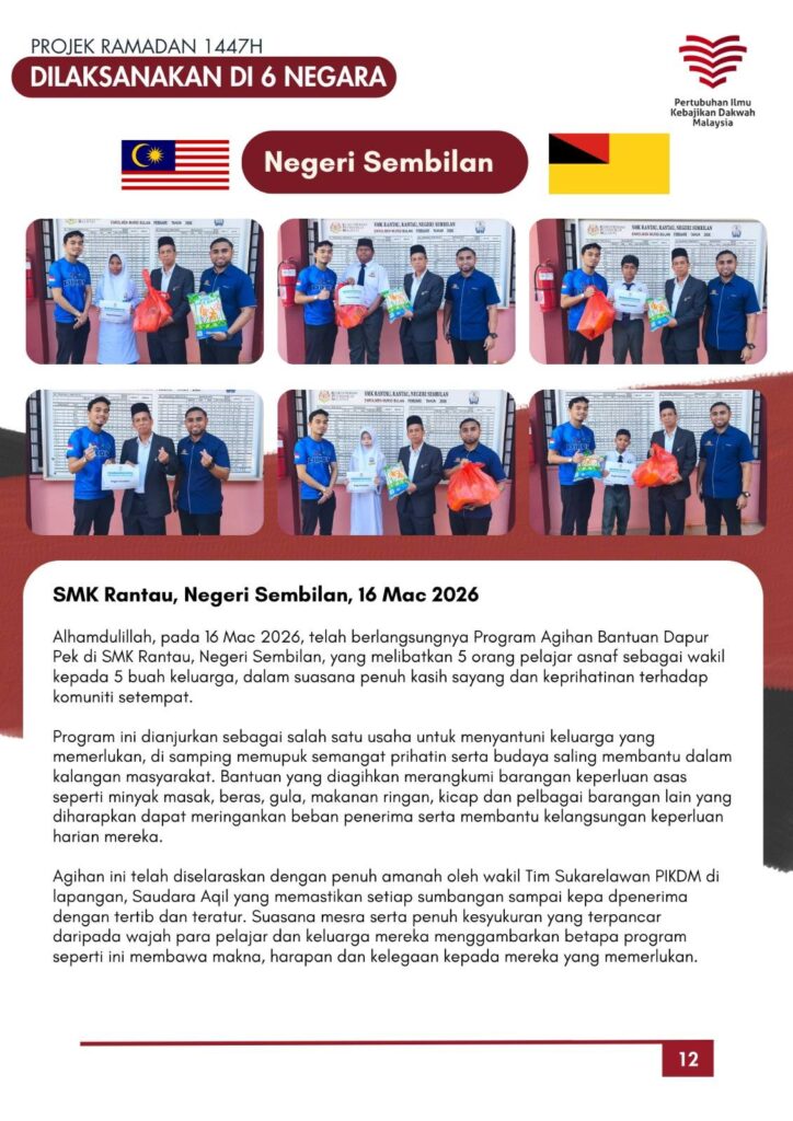 Laporan Penuh Projek Ramadan PIKDM 1447H 2026