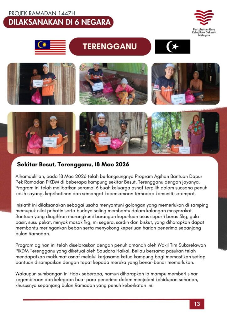 Laporan Penuh Projek Ramadan PIKDM 1447H 2026