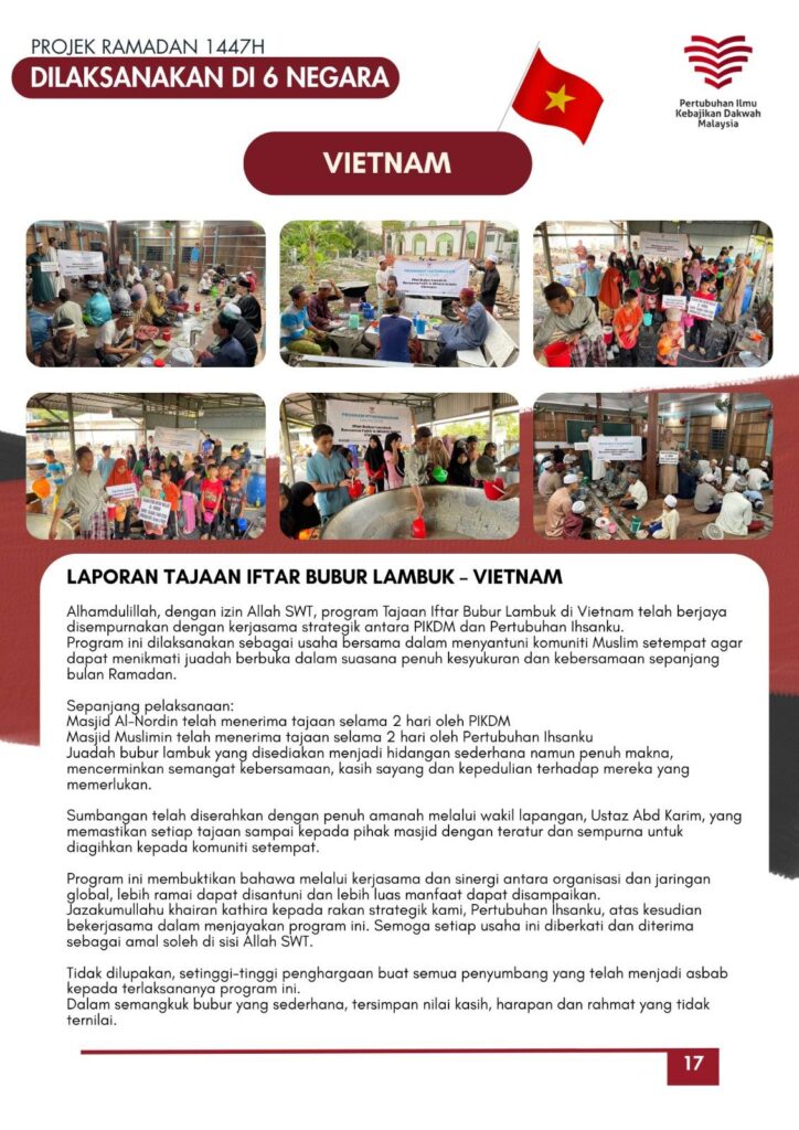 Laporan Penuh Projek Ramadan PIKDM 1447H 2026