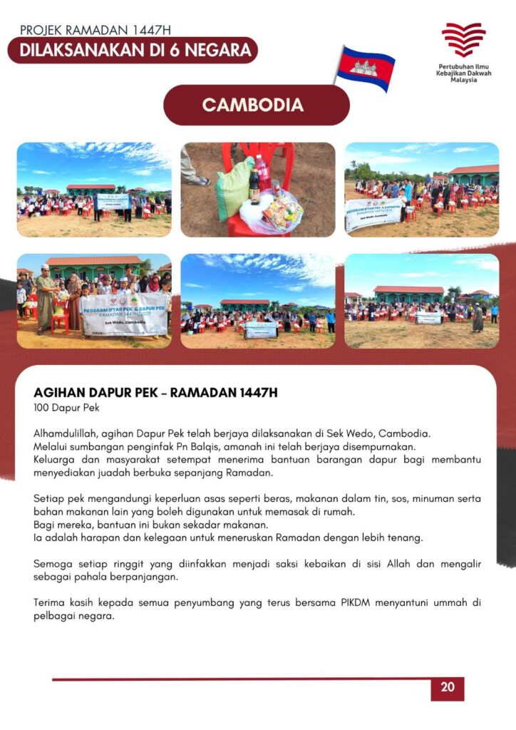 Laporan Penuh Projek Ramadan PIKDM 1447H 2026