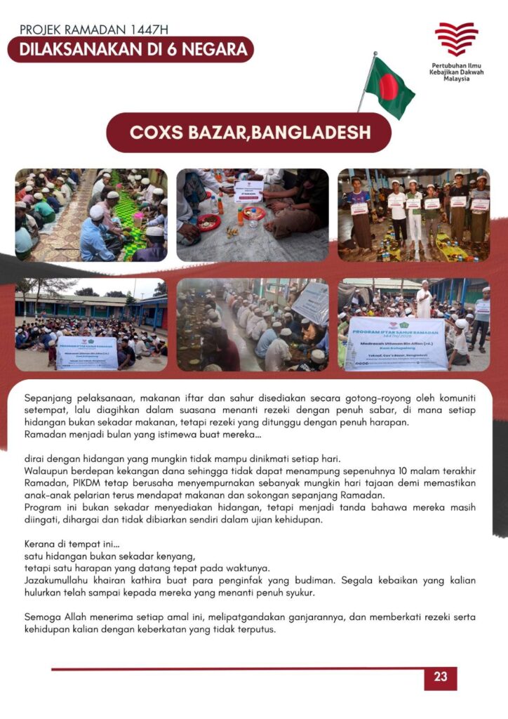 Laporan Penuh Projek Ramadan PIKDM 1447H 2026