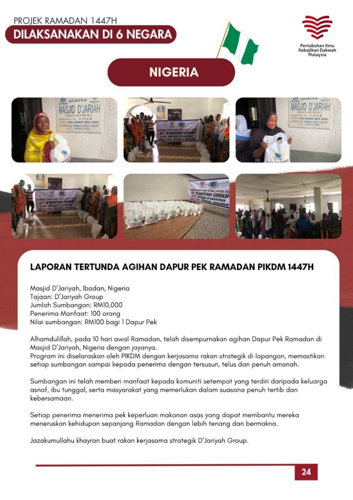 Laporan Penuh Projek Ramadan PIKDM 1447H 2026