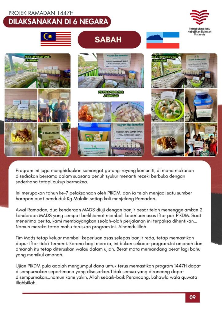 Laporan Penuh Projek Ramadan PIKDM 1447H 2026