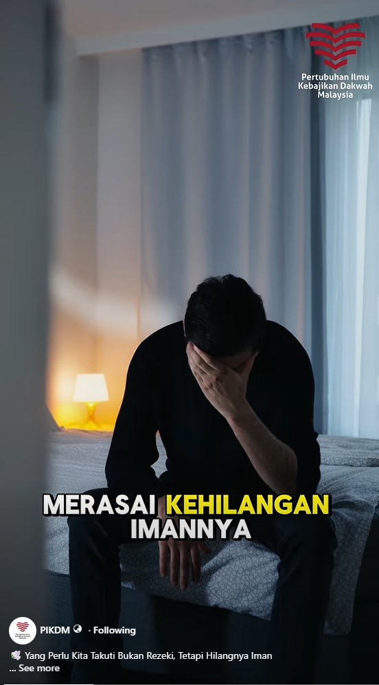[Tonton] Yang Perlu Kita Takuti Bukan Rezeki, Tetapi Hilangnya Iman