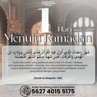 1 Hari Menuju Ramadan