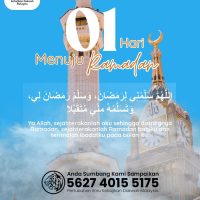 1 Hari Menuju Ramadan