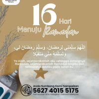 16 Hari Menuju Ramadan