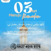 3 Hari Menuju Ramadan