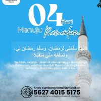 4 Hari Menuju Ramadan