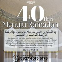 40 Hari Menuju Ramadan