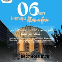 6 Hari Menuju Ramadan