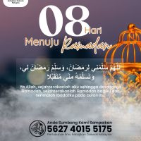 8 Hari Menuju Ramadan