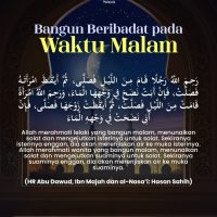Bangun beribadat pada waktu malam