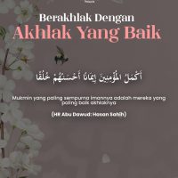 Berakhlak dengan aklak yang baik