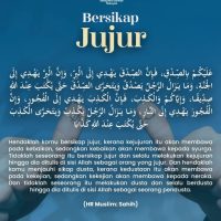 Bersikap jujur