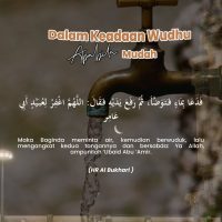 Dalam Keadaan Wudhu Apabila Mudah