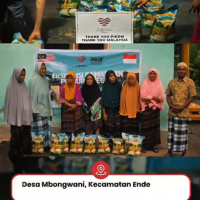 Laporan program ramadan pengagihan beras pikdm di pulau ende nusa tenggara timur indonesia vid