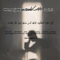 Memanjatkan Doa Ketika Dizalimi