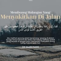 Membuang halangan yang menyakitkan di jalan