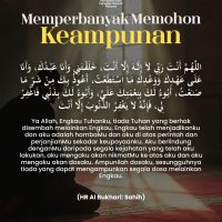 Memperbanyak memohon keampunan