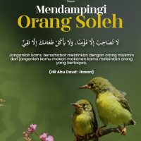Mendampingi orang soleh