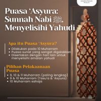 Puasa Asyura Sunnah Nabi Menyelisihi Yahudi