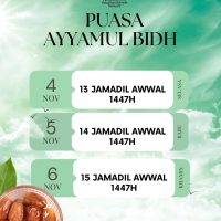Puasa ayyamul bidh jamadil awwal 1447h