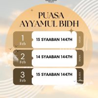 Puasa Ayyamul Bidh Syaaban 1447H