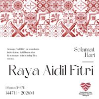 Selamat Hari Raya Aidil Fitri 1447H 2026M