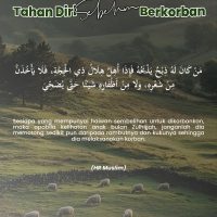 Tahan Diri Sebelum Berkorban
